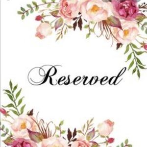 Reserved for Chelsea